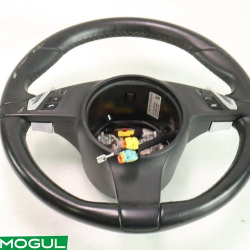 11-17 PORSCHE CAYENNE STEERING WHEEL HEATED BLACK 7PP419091BJ A34 OEM