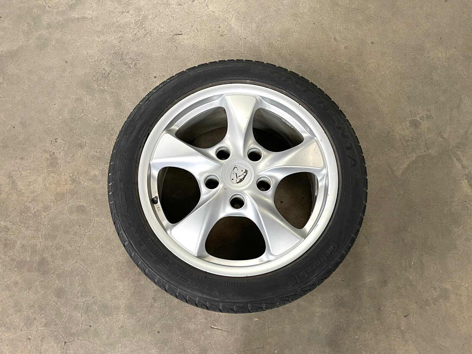 1997-2004 PORSCHE BOXSTER WHEEL RIM TIRE 255/40/17 8.5X17 5 SPOKE OEM LOT2544