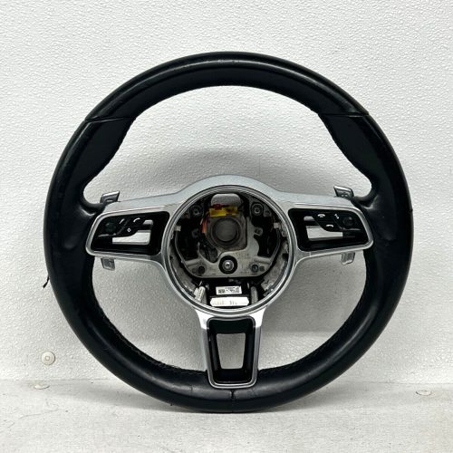 2015-2018 PORSCHE CAYENNE STEERING HEATED WHEEL W/ PADDLE SHIFTERS OEM LOT2542