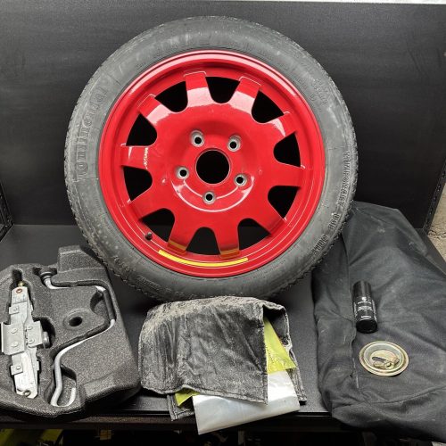 97-04 Porsche 911 996 Boxster 986 Spare Tire 17×3.5 Wheel 99636213001 Jack Tools