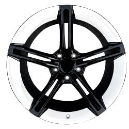Aluminum Alloy Forged Wheels for Porsche 718, 911, Taycan, Panamera, Cayenne | White Rim with Black Spokes | 20-21 Inch