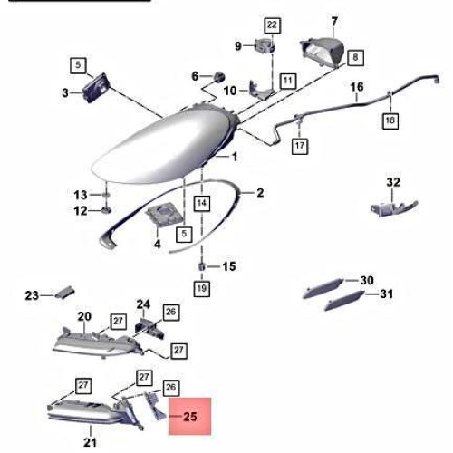 Genuine PORSCHE Panamera 971 Led Module Right 971953022A