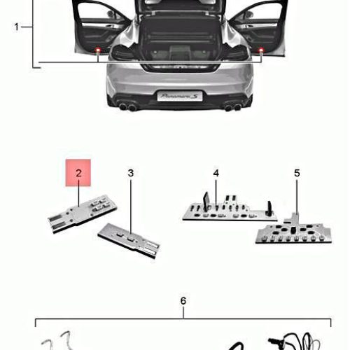 Genuine PORSCHE Panamera Led Module 97004490122