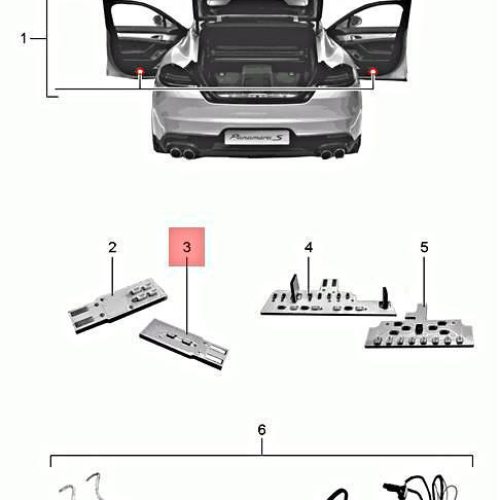Genuine PORSCHE Panamera Led Module 97004490123