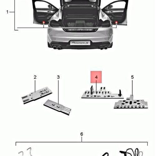 Genuine PORSCHE Panamera Led Module 97004490124