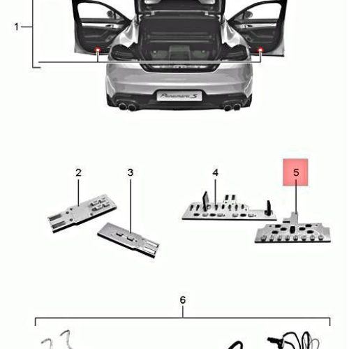 Genuine PORSCHE Panamera Led Module 97004490125