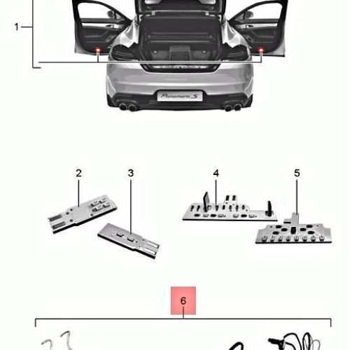 Genuine PORSCHE Panamera Led Module 97004490126