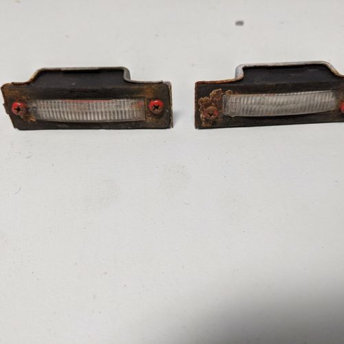 Porsche 944 licence plate lights