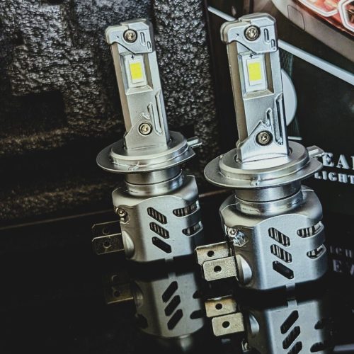 Porsche Cayenne H7 LED Headlight Bulbs, Low Beam, 55W, 6000K, Canbus Error Free.