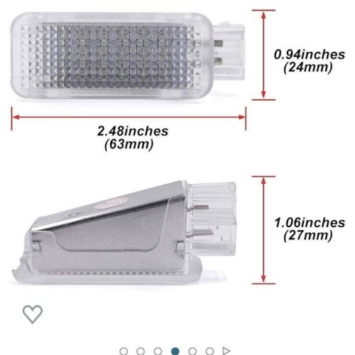 Porsche LED Courtesy Door Projector Light Replacement for Au-di A3 A4 A5 A6, C10