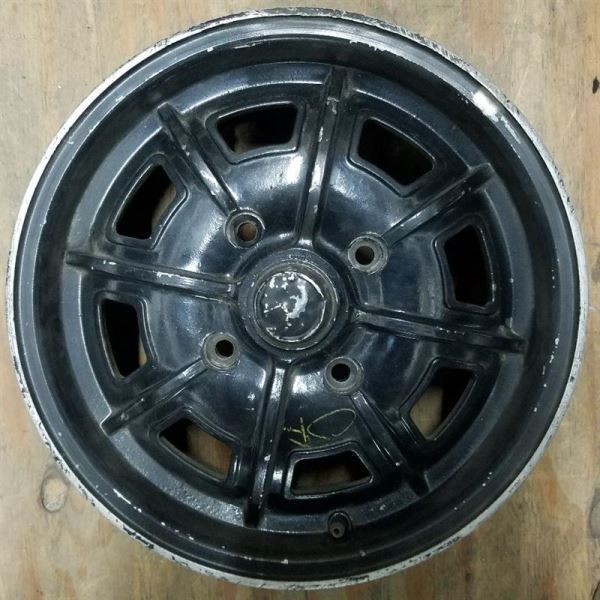 Porsche Mahle 914 Black OEM Wheel 2015 Factory Original Rim 91436101500