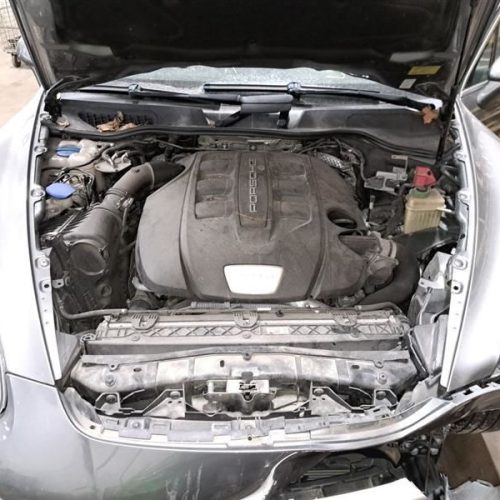 2014 Cayenne Right Passenger Side Fender Color: Gray Lm7w